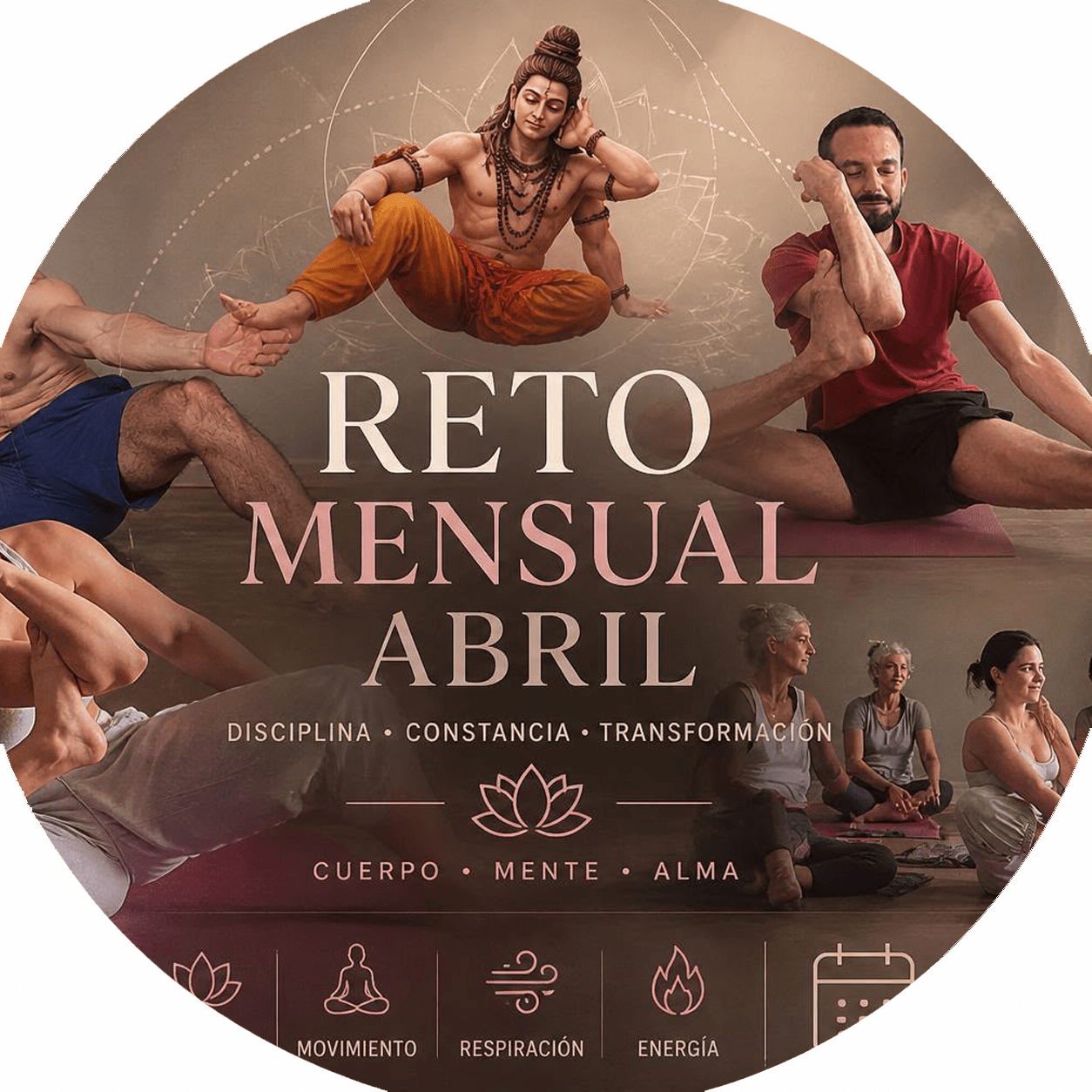 Cartel Reto Mensual · Abril