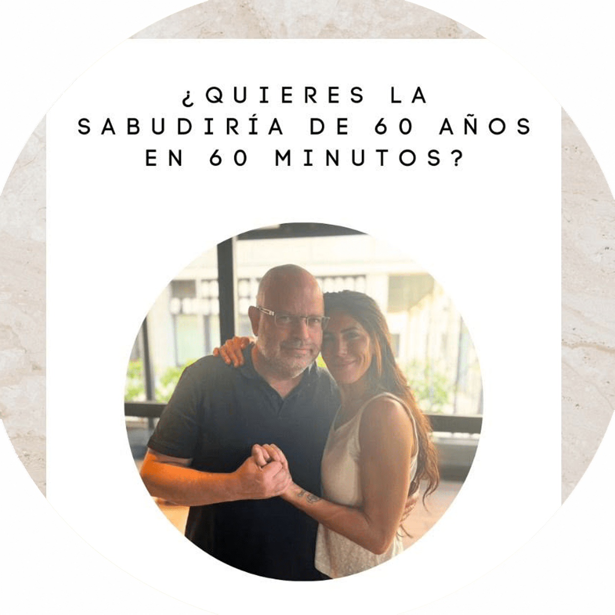 Cartel 60 años en 60 minutos