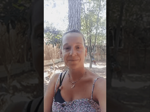 Yaiza contando su experiencia