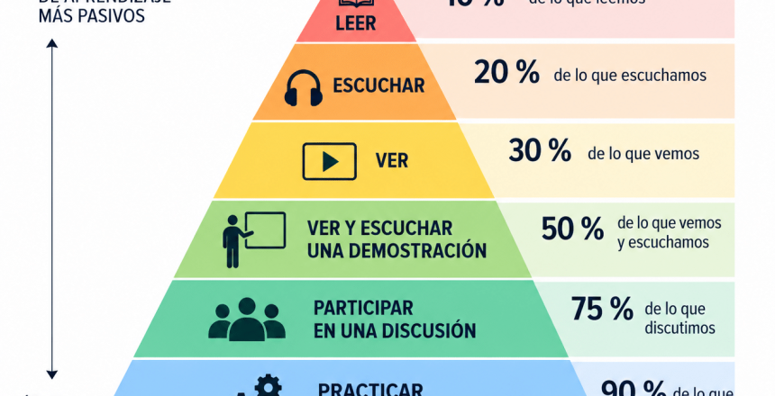 la piramide del aprendizaje